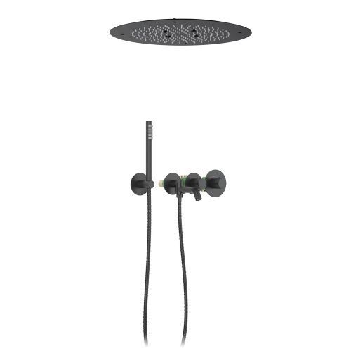 Душевая система Timo Saona SX-2358/03SM встраиваемая в стену цвет черный с термостатом