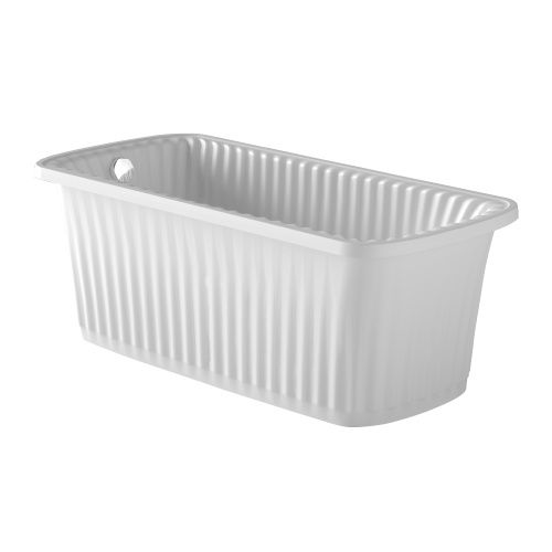 Ванна из искусственного камня Migliore OLIVIA PANELLO 24253 175х80 отдельностоящая прямоугольная с ножками