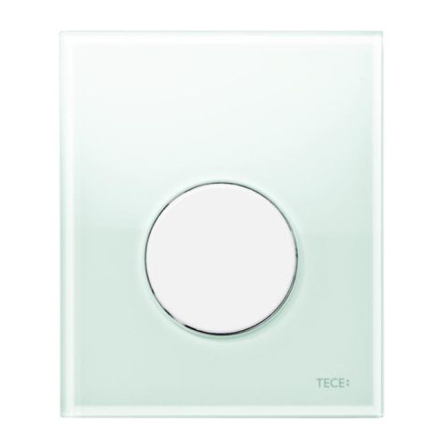 Клавиша смыва механическая Tece TECEloop 9242651 цвет белый/зеленый