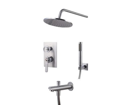 Душевая система Bronze de Luxe 6630CC встраиваемая в стену цвет хром