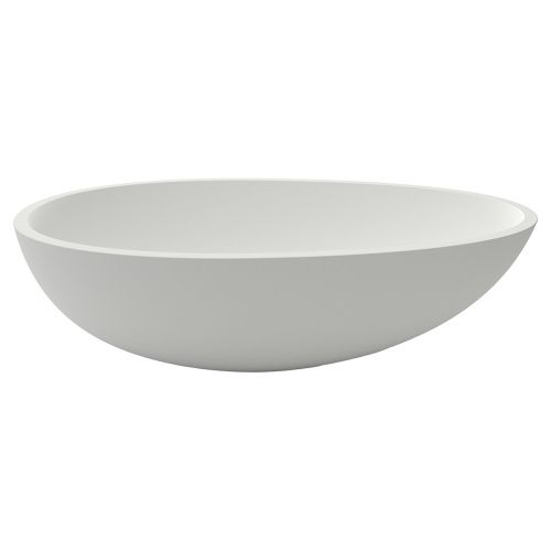 Раковина из искусственного камня Azario AZ-1216S 60х40 накладная цвет белый