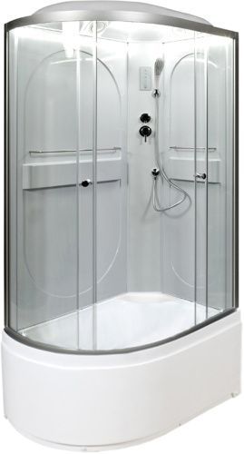 Душевая кабина AvaCan L620RLED 120х80 асимметричная с крышей ориентация правая