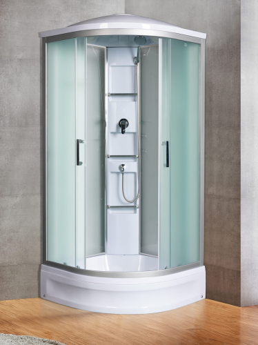 Душевая кабина River AMUR 10000001439 90х90 четверть круга с крышей ориентация универсальная