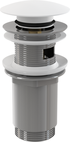 Донный клапан для раковины Alcadrain A392B белый