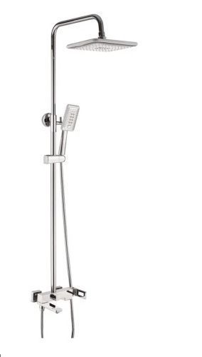 Душевая стойка Shevanik S9036 настенная цвет хром