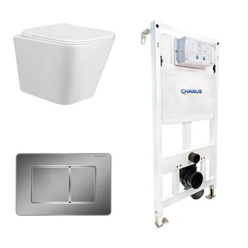 Сет унитаз + инсталляция + кнопка CC.300.80.01+FP.310.BSS.05+CR25200