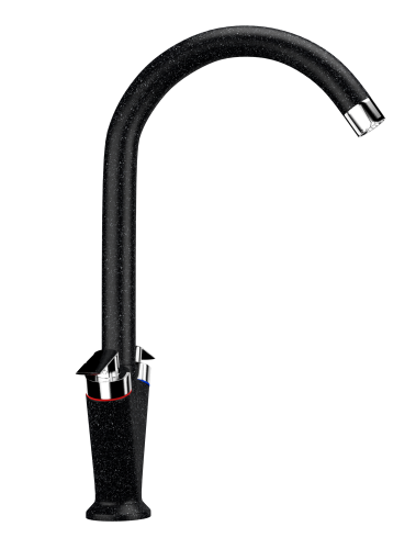 Смеситель для кухни Ulgran Classic U-011-308 на мойку черный