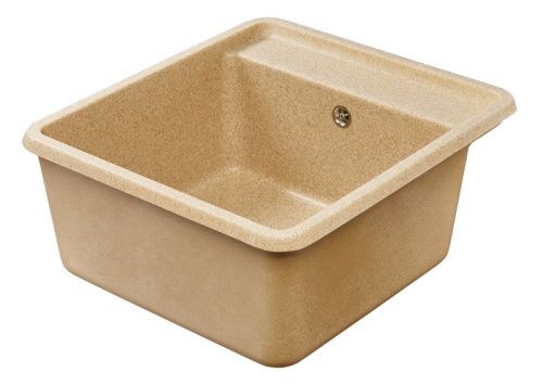 Кухонная мойка Aquaton БЕЛЛИС 1A724932BS220 50х55 цвет бежевый поверхность матовая