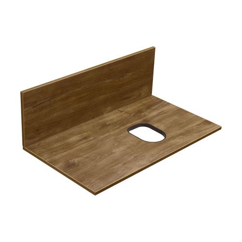 Столешница Aquaton Мишель 1A277003MIDR0 80х50 накладная цвет коричневый