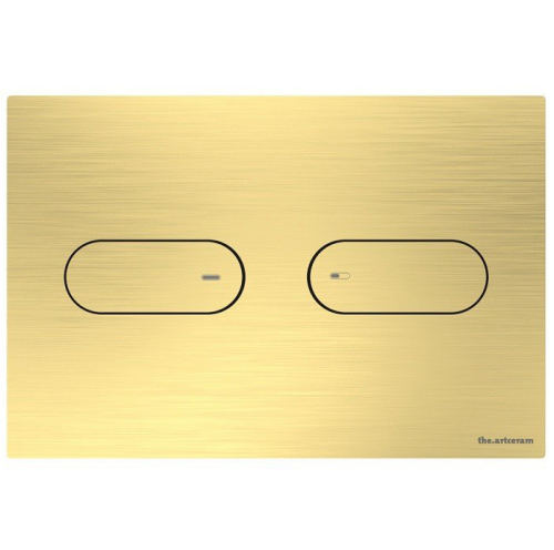 Клавиша смыва механическая Artceram Inox 711 711.000.HB цвет латунь