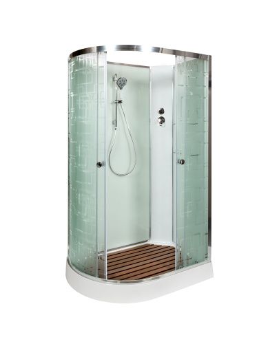 Душевая кабина AvaCan EM1512RN 120х80 асимметричная без крыши ориентация правая