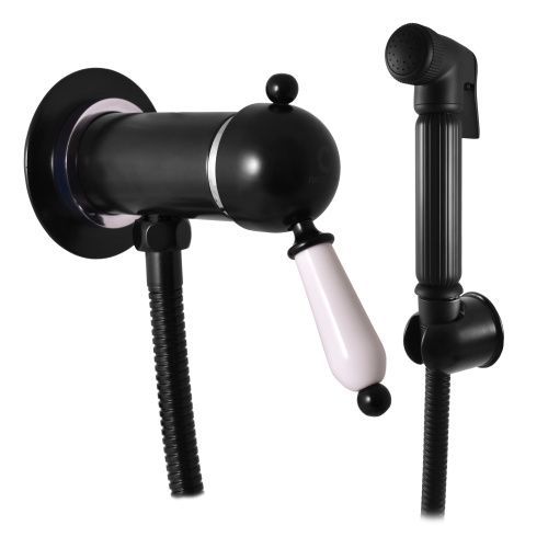 Гигиенический душ со смесителем RavSlezak LABE L547/1CMATC черный