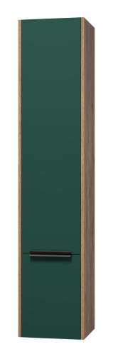 Шкаф-пенал Brevita Greenwood GRE-05035-08Л 40х170 подвесной цвет зеленый/коричневый