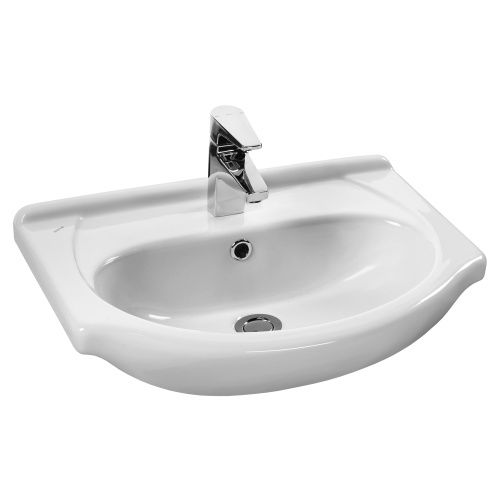 Раковина из сантехнического фарфора Santek Линда WH110156 60х40 накладная цвет белый