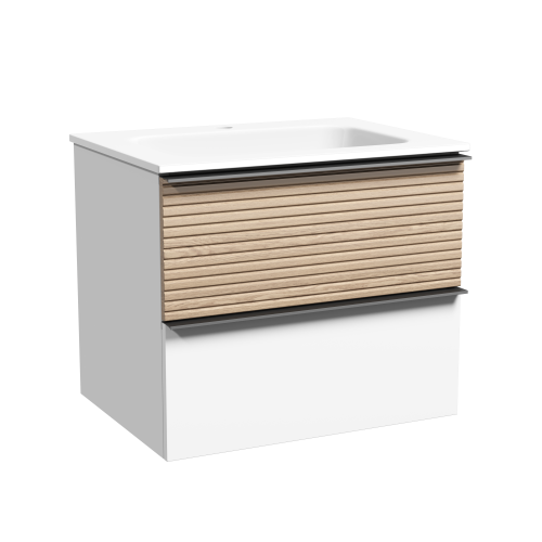 Тумба под раковину Sancos DELTA DL60W 60х40 подвесная цвет коричневый