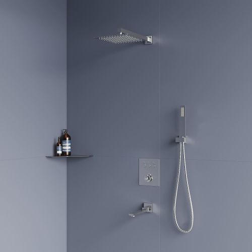 Душевая система RGW Shower Panels 511408371-01 встраиваемая в стену цвет хром