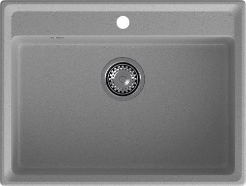 Кухонная мойка Granfest Level LV-660 серый 65х50 цвет серый поверхность матовая