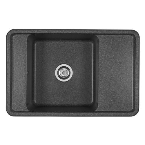 Кухонная мойка Aquaton БЕЛЛИС 1A725032BS210 80х50 цвет серый поверхность матовая