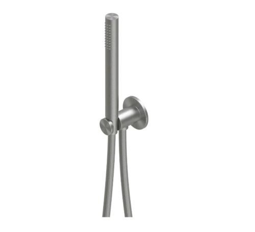 Душевой гарнитур QuadroDesign Levo 13 66 AS настенный нержавеющая сталь