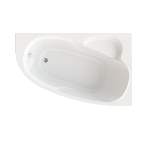 Ванна акриловая Тритон Николь Щ0000048679 160х100 пристенная асимметричная без каркаса