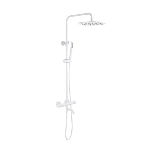 Душевая стойка Timo Saona SX-2380/16 настенная цвет белый с термостатом