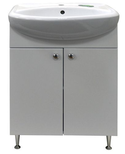 Тумба с раковиной Loranto Моника New CS00076239 60х30 напольная цвет белый