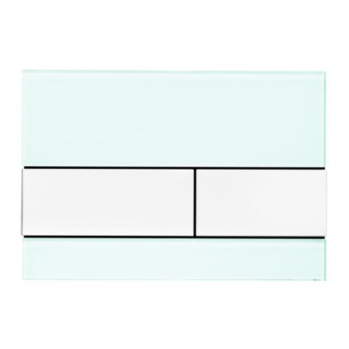 Клавиша смыва механическая Tece TECEsquare 9240803 цвет белый/зеленый