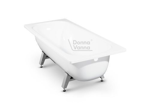 Ванна стальная ВИЗ Donna vanna DV-75901 170х70 пристенная прямоугольная с ножками