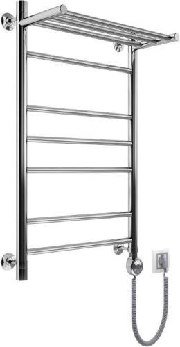 Полотенцесушитель электрический Маргроид Вид 10 с полкой B10Э 100*50 с полкой прав. 50х100