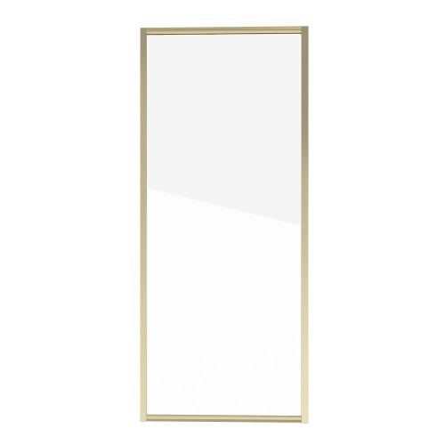 Боковая стенка Niagara Nova NG-A90G 90х195 стекло прозрачное профиль золото