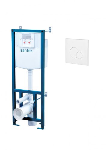 Комплект сантехническая инсталляция с клавишей смыва Santek Бореаль 1WH501529