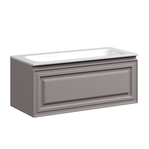 Тумба под раковину Sancos Very VR100SM 100х40 подвесная цвет бежевый