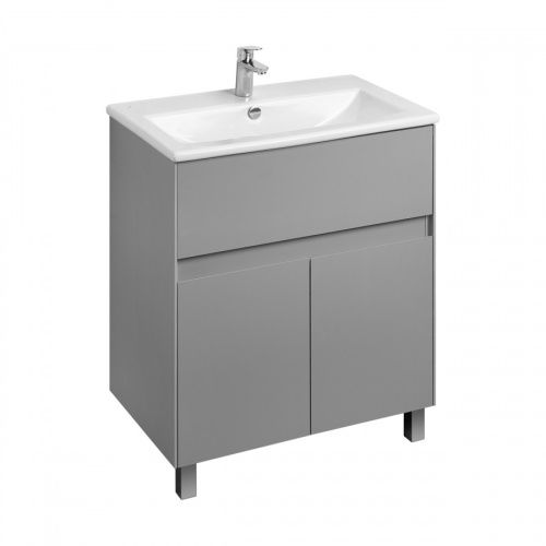 Тумба под раковину Aquaton Форест 1A278301FR4D0 70х50 напольная цвет серый