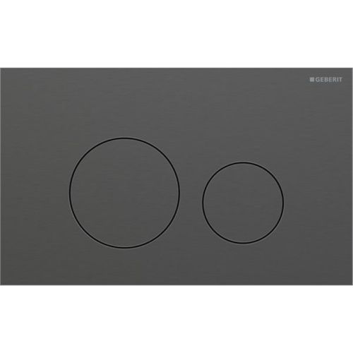 Клавиша смыва механическая Geberit Sigma 115.628.QD.1 цвет вороненая сталь