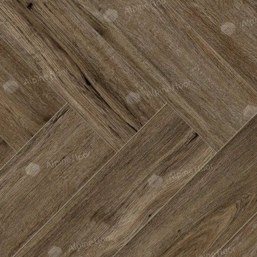 Ламинат Alpine Floor Herringbone 12 Pro New LF106-10 Дуб Бордо толщина 1.2 см 34 класс 606х101