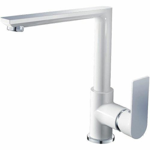 Смеситель для кухни Haiba HB505-8 HB70505-8 на мойку белый/хром