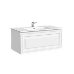 Тумба под раковину Sancos Very VR90W 90х40 подвесная цвет белый