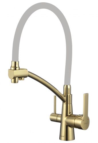 Смеситель для кухни Savol S-L1805B-04 на столешницу золото