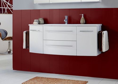 Тумба под раковину Marlin 3040city WKBTAAT12(961/042) 120х50 подвесная цвет белый