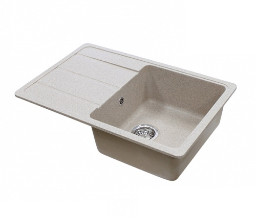 Кухонная мойка Aquaton Аманда 1A712832AD220 80х50 цвет бежевый