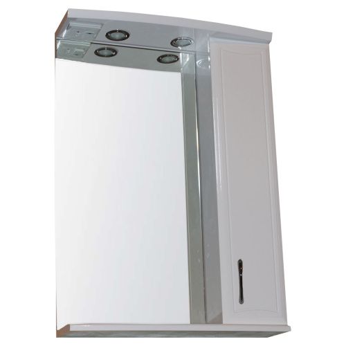 Зеркало-шкаф Loranto Коралл CS00025722 60х70 подвесной цвет белый