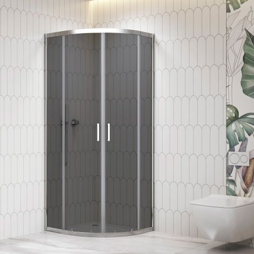 Душевой уголок RGW 06095688-31 80х80 стекло тонированное профиль хром без поддона