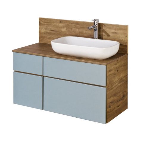 Тумба под раковину Aquaton Мишель 1A256801MIX30 80х50 подвесная цвет коричневый