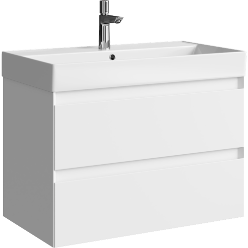 Тумба под раковину Aqwella Y GE01082WM 80х50 подвесная цвет белый