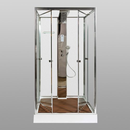 Душевая кабина AvaCan Z122MTSTEAM 120х90 прямоугольная с крышей ориентация универсальная