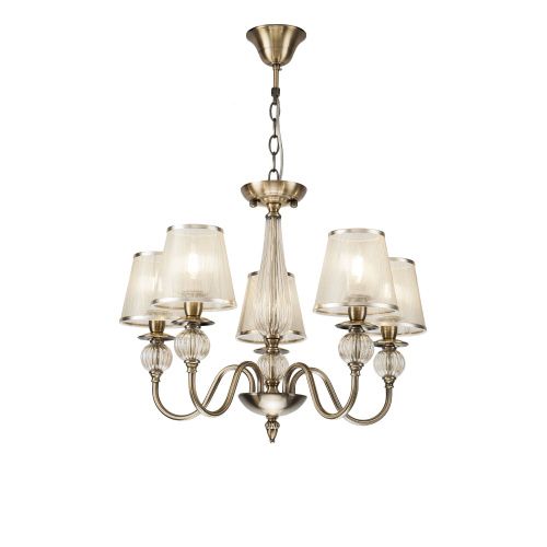 Люстра Freya Inessa FR2685PL-05BZ 210x425x450 Подвесные люстры