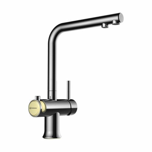 Смеситель для кухни Omoikiri Hotaru 4994052 на мойку хром/бежевый