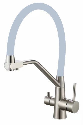 Смеситель для кухни Fmark FS0662-L04 на мойку сатин