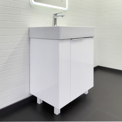 Тумба с раковиной Comforty Асти 00-00019247CF 60х50 напольная цвет белый