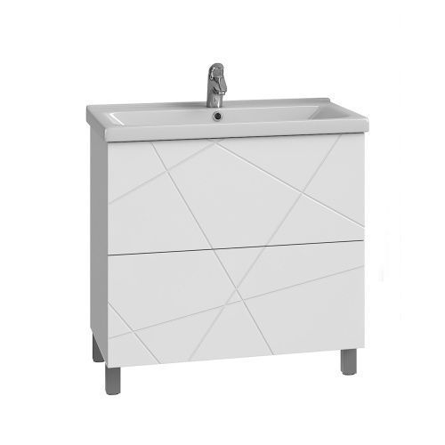 Тумба под раковину Vigo Geometry 016 70х40 напольная цвет белый